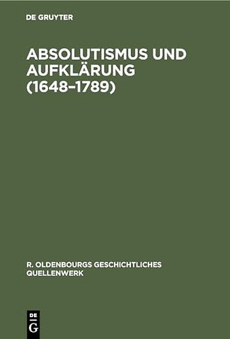 Absolutismus Und Aufklarung (1648-1789)