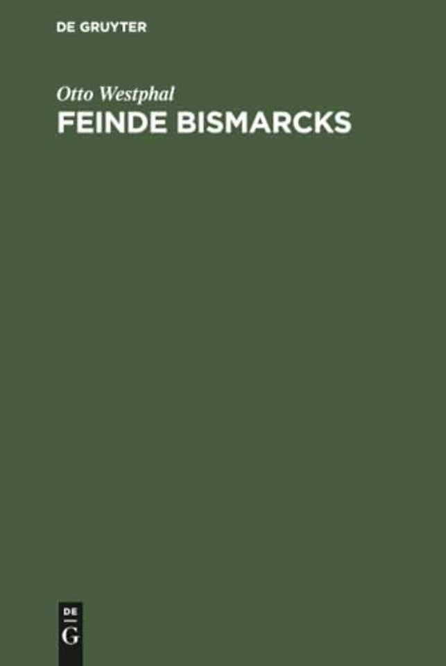 Feinde Bismarcks