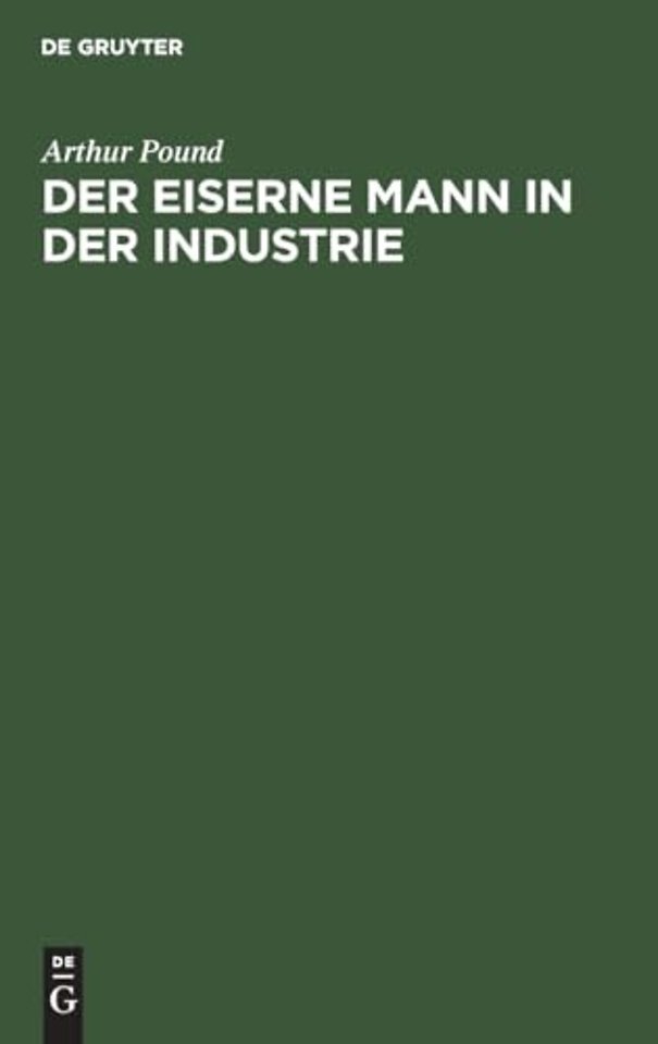 Der Eiserne Mann in Der Industrie