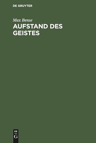 Aufstand des Geistes – Eine Verteidigung der Erkenntnis