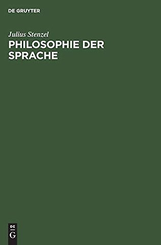 Philosophie Der Sprache