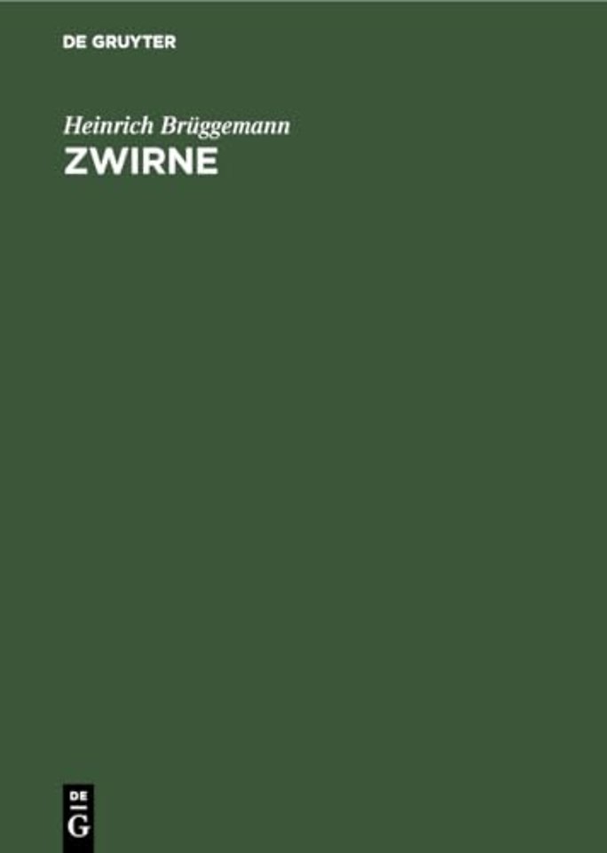 Zwirne – Ihre Herstellung und Veredelung