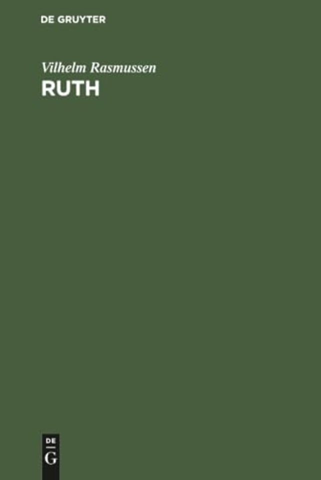 Ruth – Tagebuch über die Entwicklung eines Mädchens von der Geburt bis zum 18. Lebensjahre