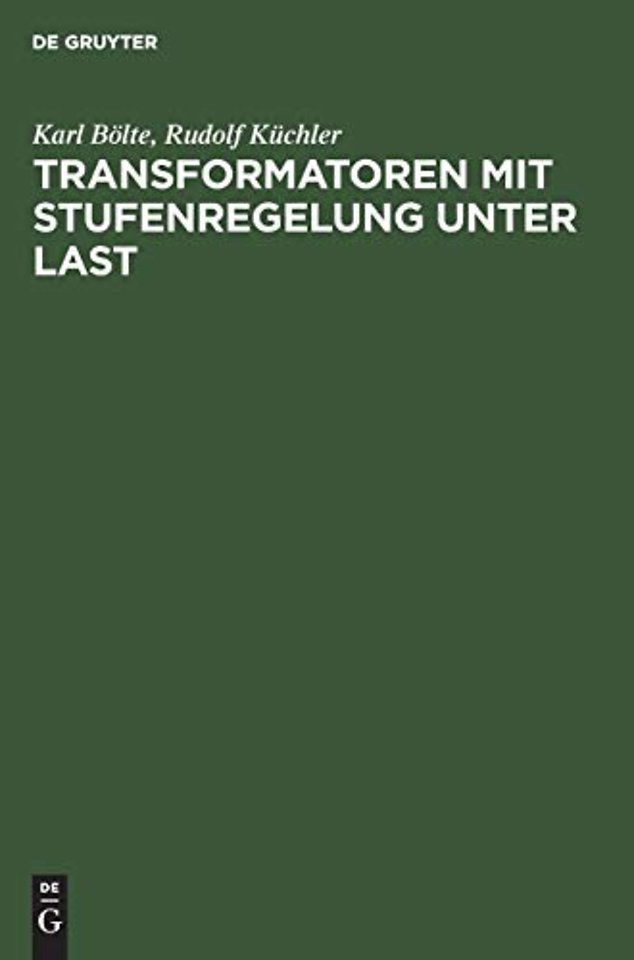 Transformatoren Mit Stufenregelung Unter Last