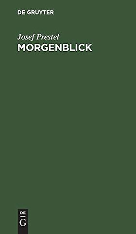 Morgenblick – Erlebnisse der ersten Kinderzeit