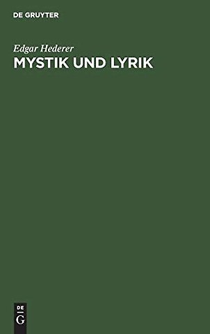 Mystik und Lyrik