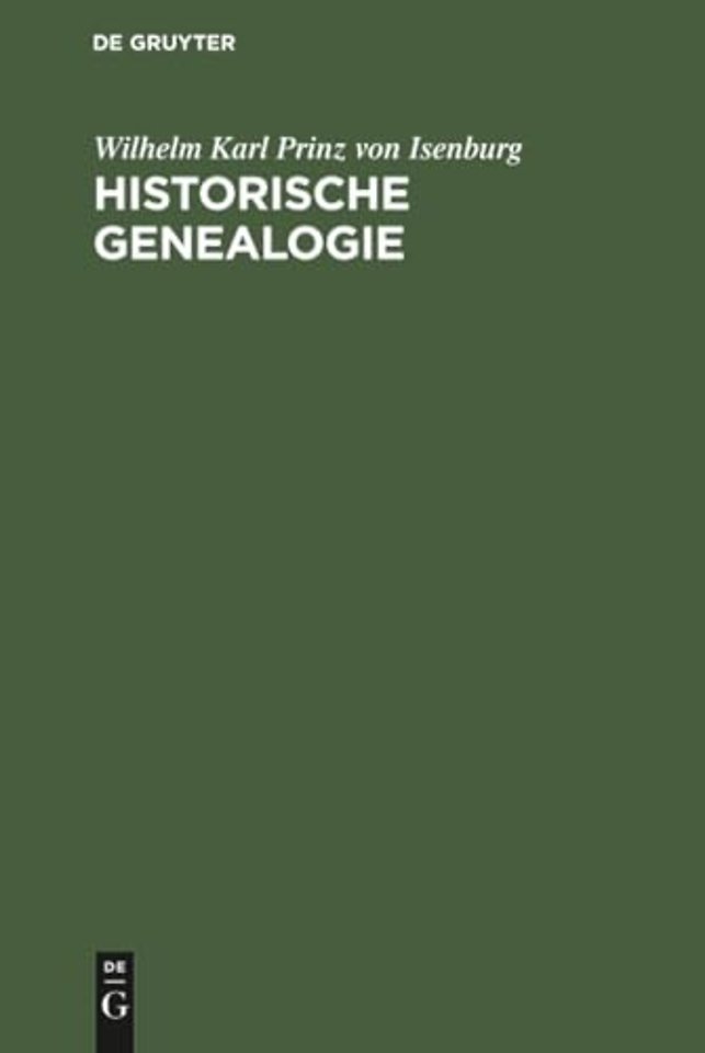 Historische Genealogie