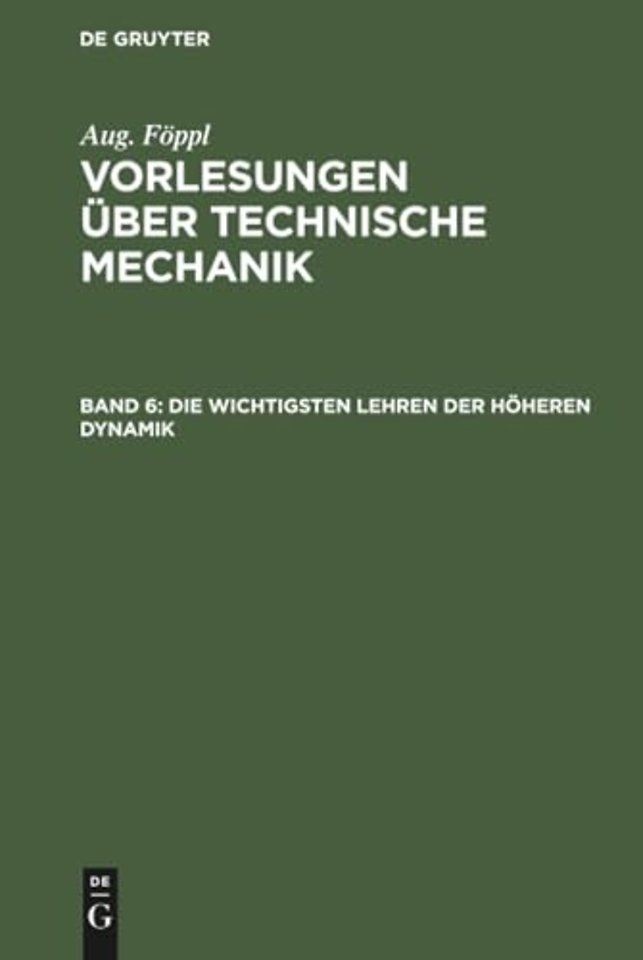 Die wichtigsten Lehren der höheren Dynamik