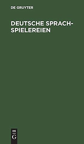 Deutsche Sprachspielereien