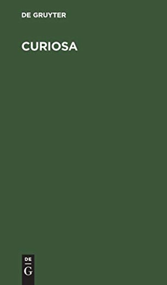 Curiosa – Noch einmal lateinische Sprachspielereien