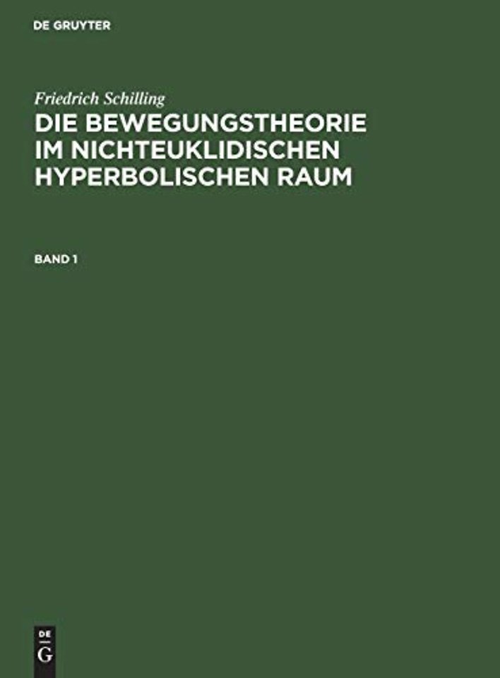 Die Bewegungstheorie im nichteuklidischen hyperbolischen Raum