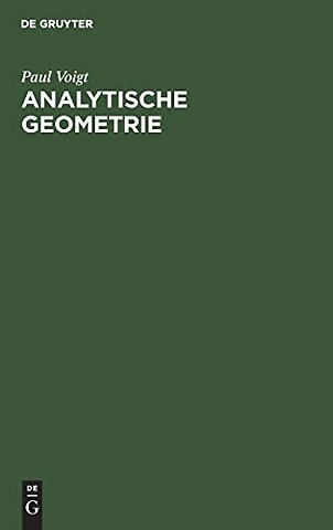 Analytische Geometrie