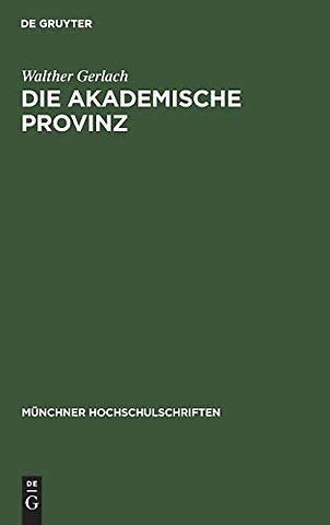 Die Akademische Provinz
