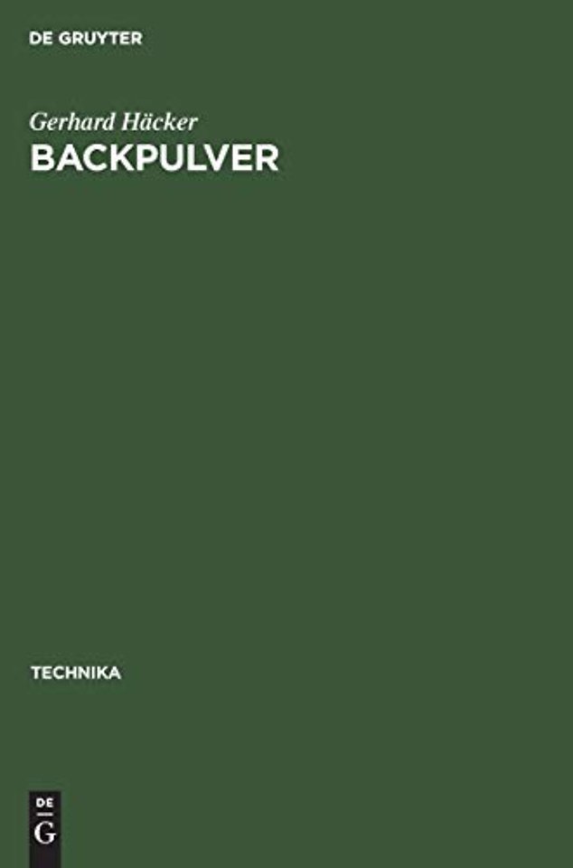 Backpulver – Zusammensetzung. Herstellung. Untersuchung