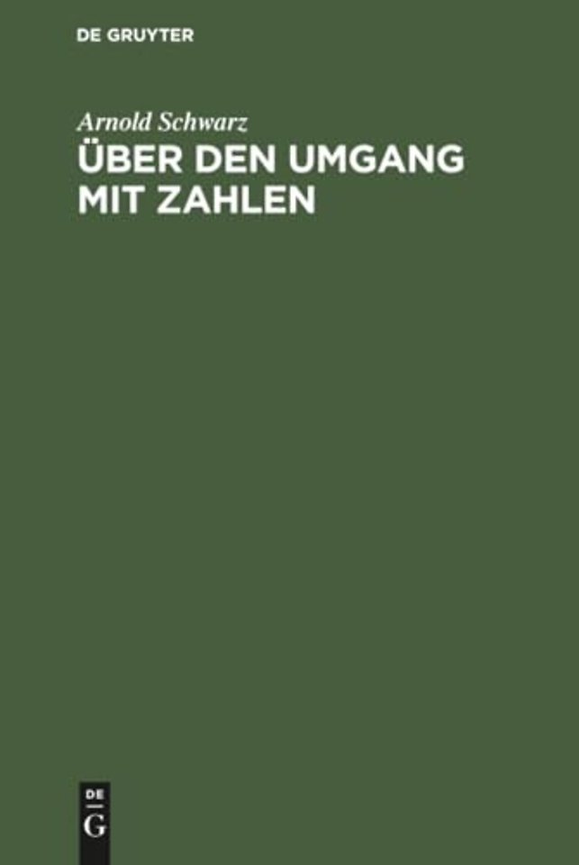 Über den Umgang mit Zahlen – Einführung in die Statistik