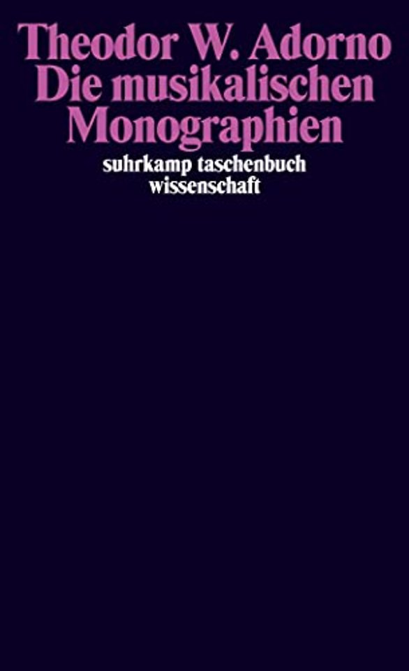 Die musikalischen Monographien