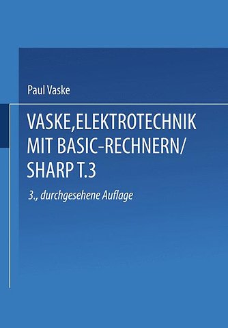 Elektrotechnik mit BASIC-Rechnern (SHARP)