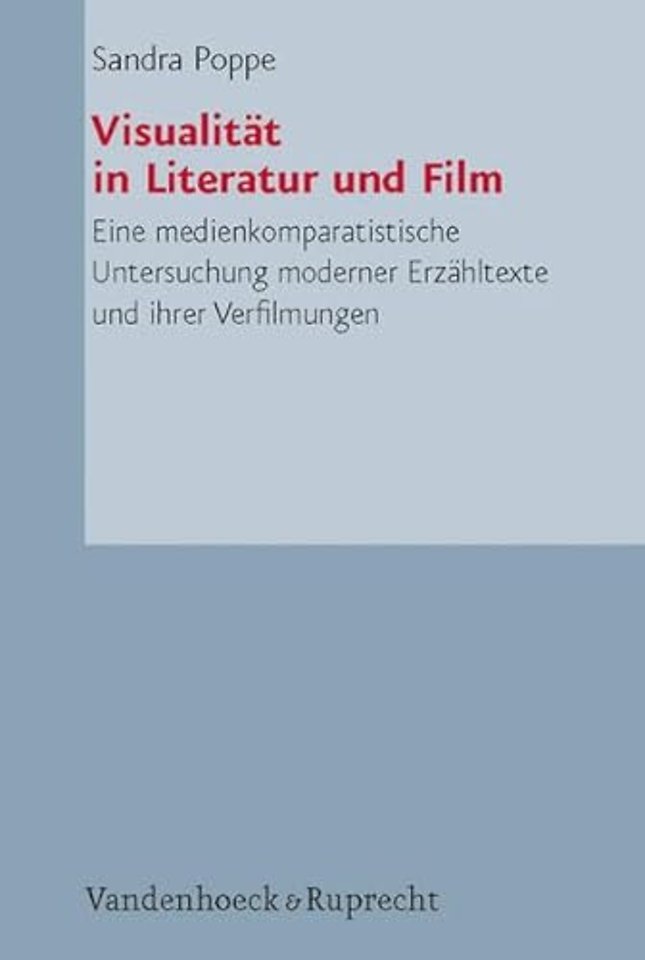 Visualitat in Literatur Und Film