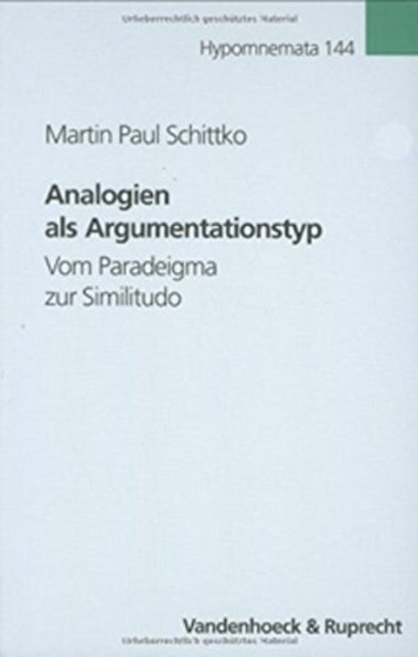 Analogien ALS Argumentationstyp