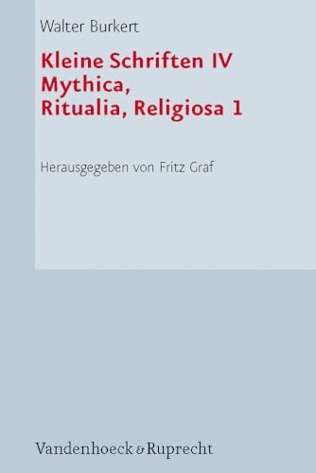 Kleine Schriften IV