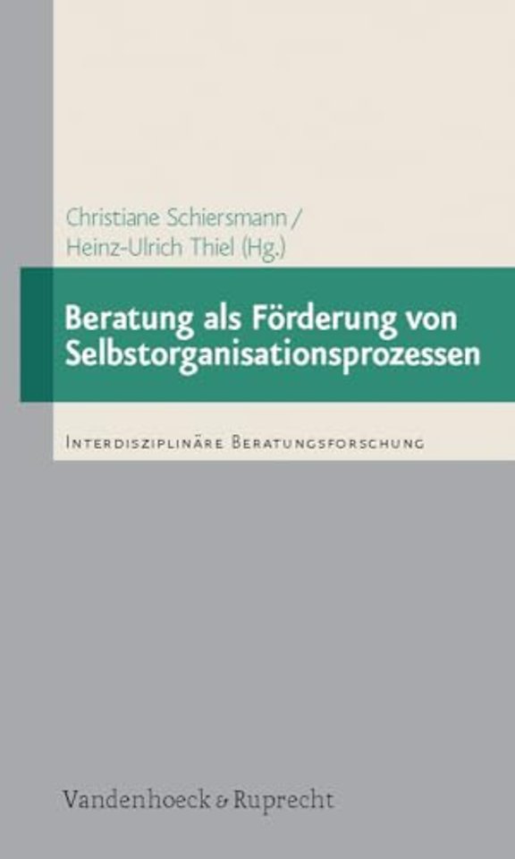 Beratung Als Forderung Von Selbstorganisationsprozessen
