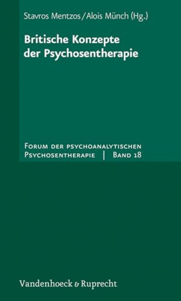 Britische Konzepte Der Psychosentherapie