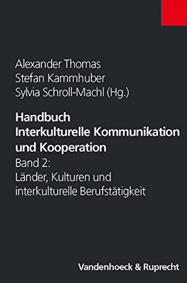 Handbuch Interkult. Kommunikation Bd.1 Hg.Thomas; Handbuch Interkulturelle Kommunikation und Kooperation