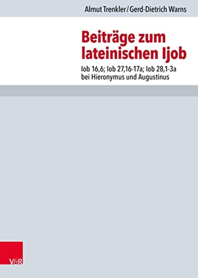 Beitrage zum lateinischen Ijob