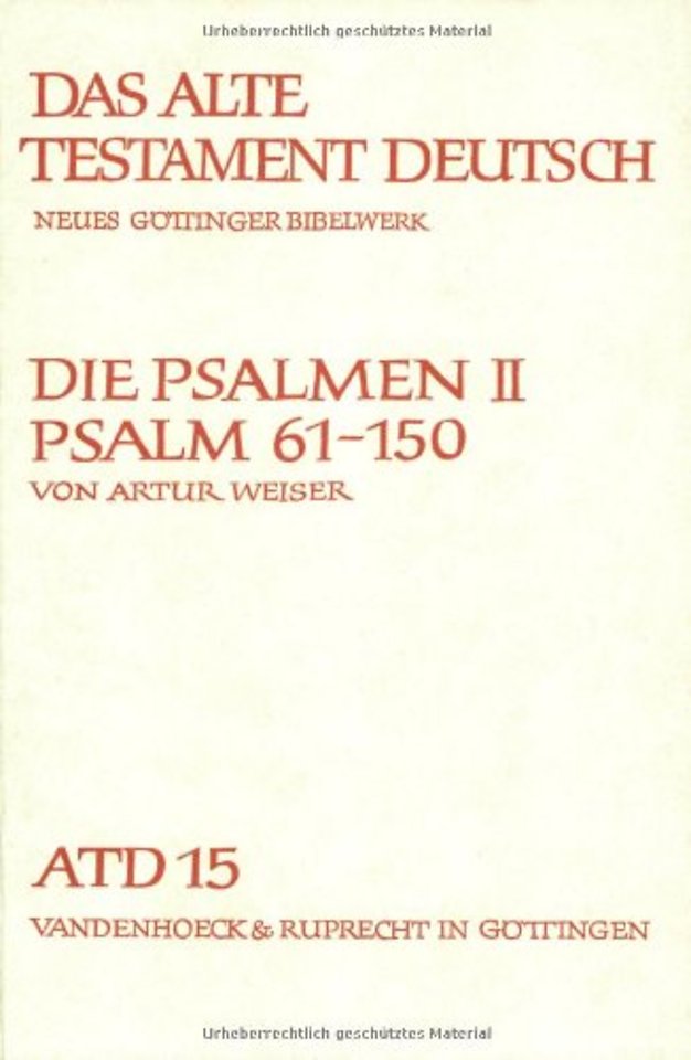 Die Psalmen II