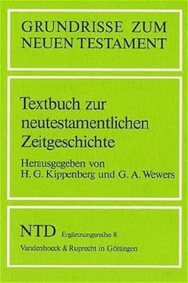 Textbuch Zur Neutestamentlichen Zeitgeschichte