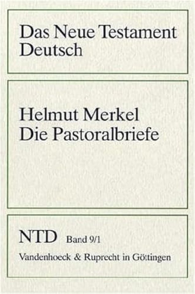 Die Pastoralbriefe