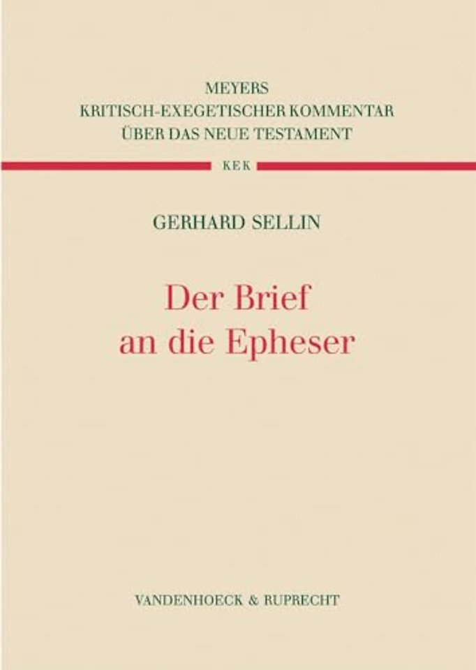 Der Brief an Die Epheser