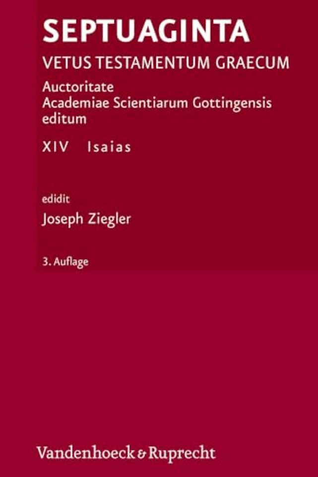 Septuaginta. Vetus Testamentum Graecum