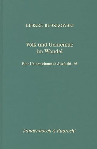 Volk Und Gemeinde Im Wandel