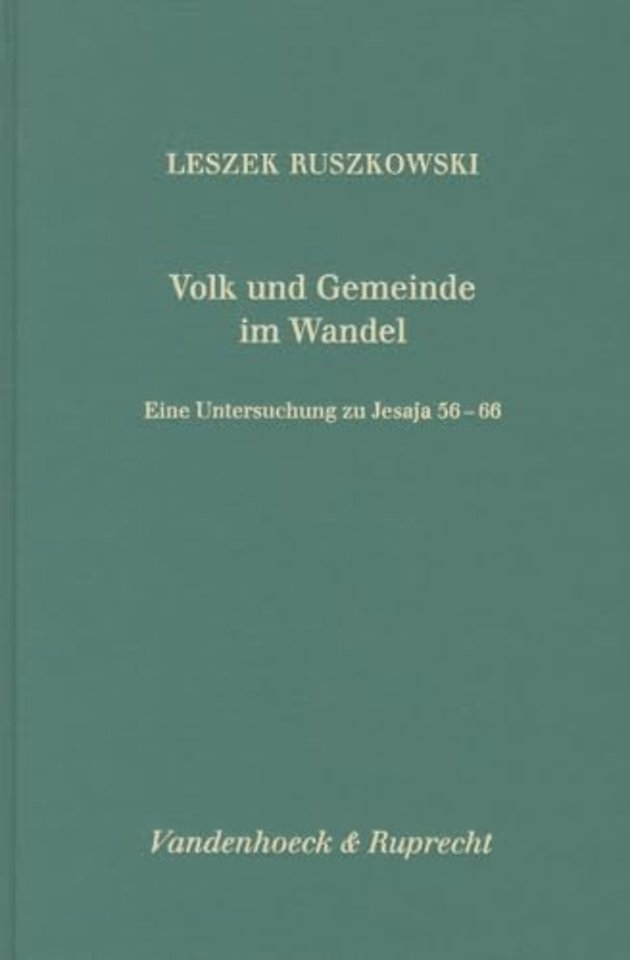 Volk Und Gemeinde Im Wandel