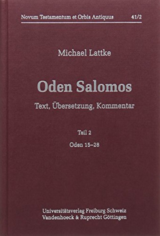 Oden Salomos. Teil 2