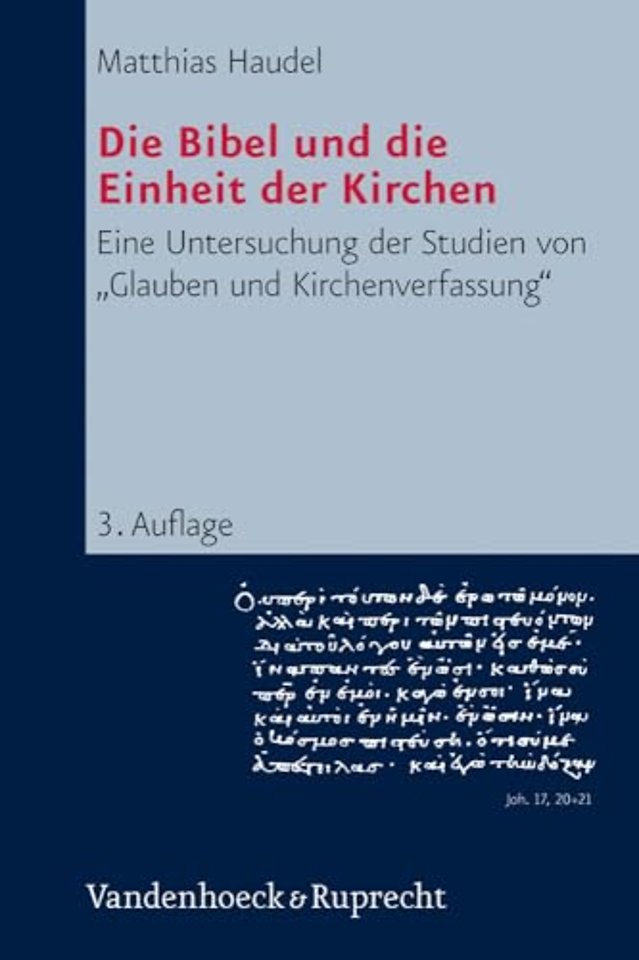 Die Bibel Und Die Einheit Der Kirchen