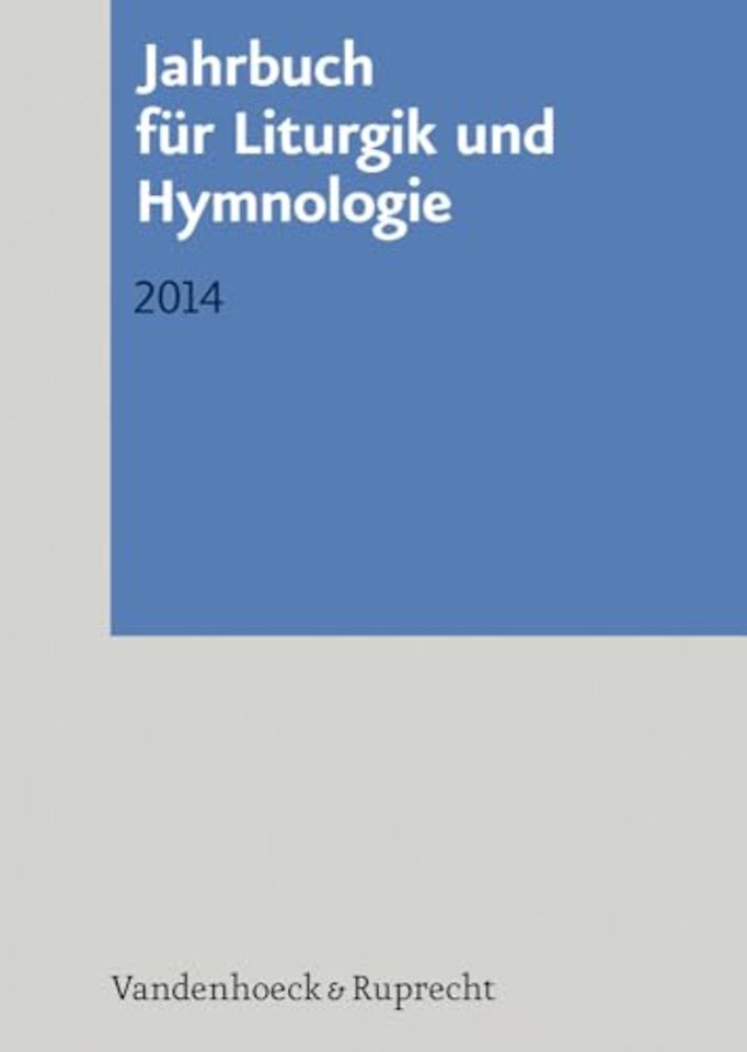 Jahrbuch fur Liturgik und Hymnologie