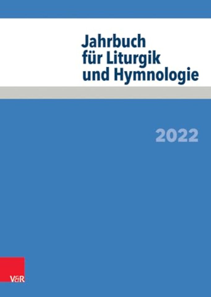Jahrbuch fA¼r Liturgik und Hymnologie