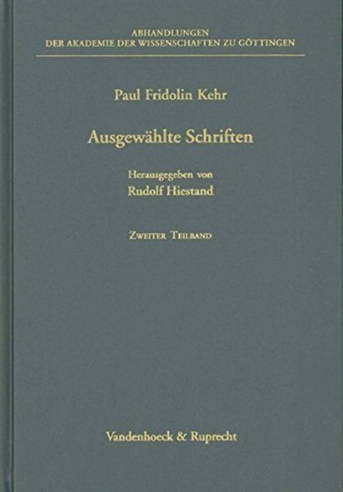 Ausgewahlte Schriften