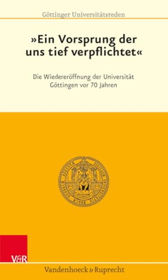 »Ein Vorsprung der uns tief verpflichtet«