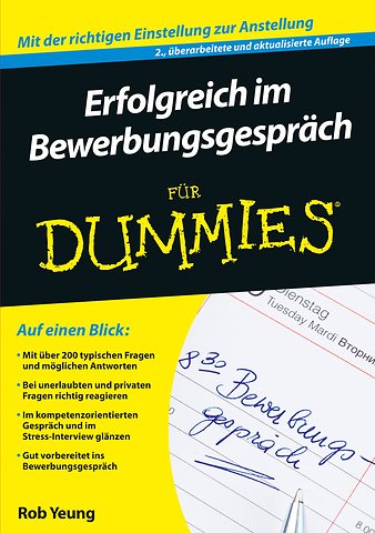 Erfolgreich im Bewerbungsgesprach fur Dummies