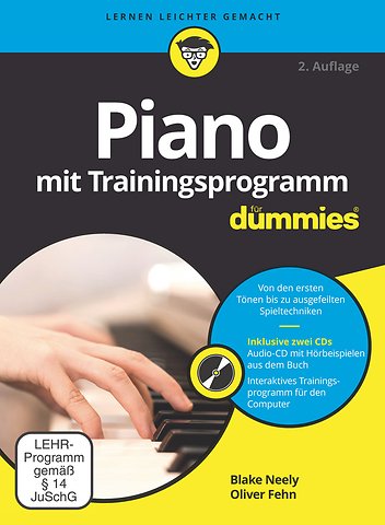 Piano mit Trainingsprogramm fur Dummies