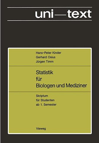 Statistik für Biologen und Mediziner