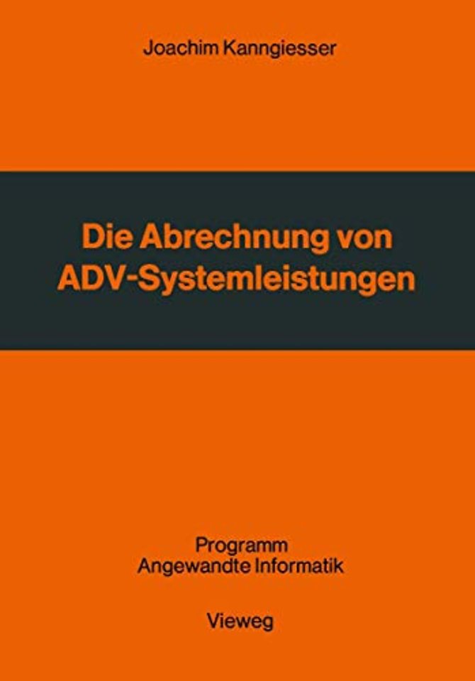 Die Abrechnung von ADV-Systemleistungen