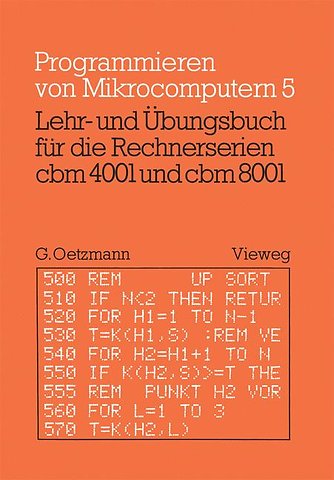 Lehr- und Übungsbuch für die Rechnerserien cbm 4001 und cbm 8001