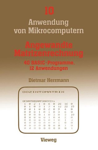 Angewandte Matrizenrechnung
