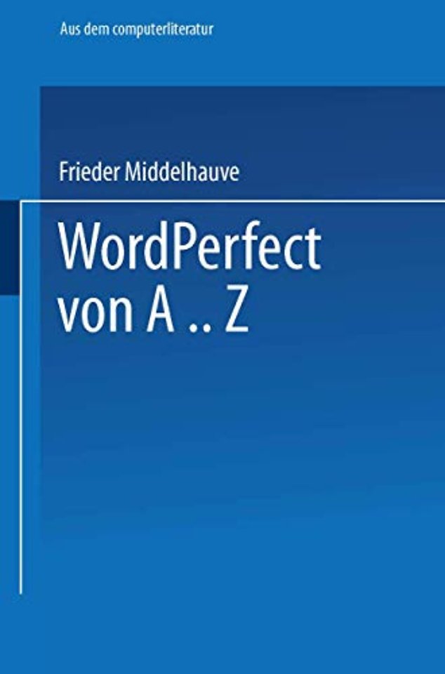 WordPerfect von A..Z