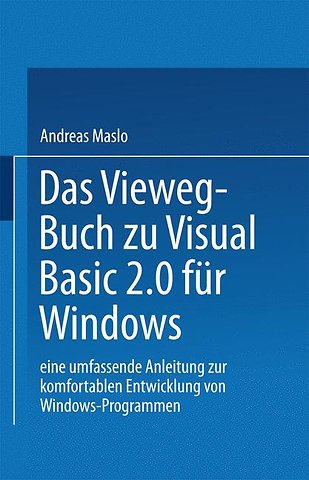 Das Vieweg-Buch zu Visual Basic 2.0 für Windows