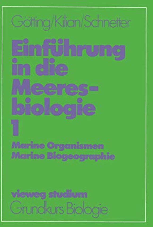 Einführung in die Meeresbiologie 1
